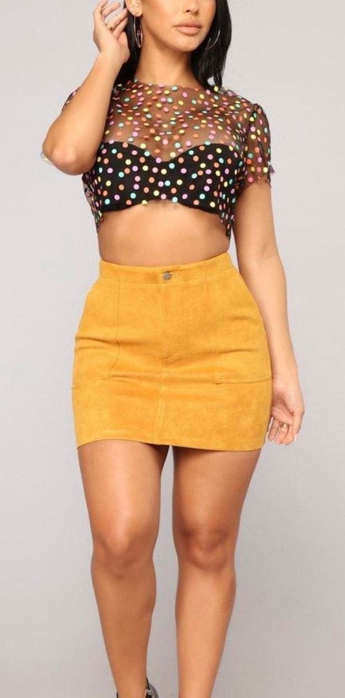 mini skirt fashion nova