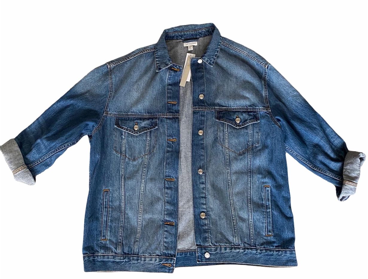topshop dad jean jacket