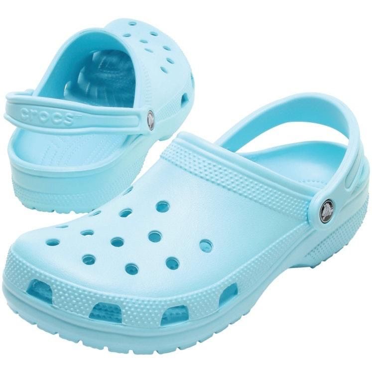 baby blue crocs