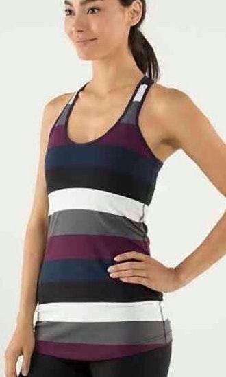 lululemon striped tank top