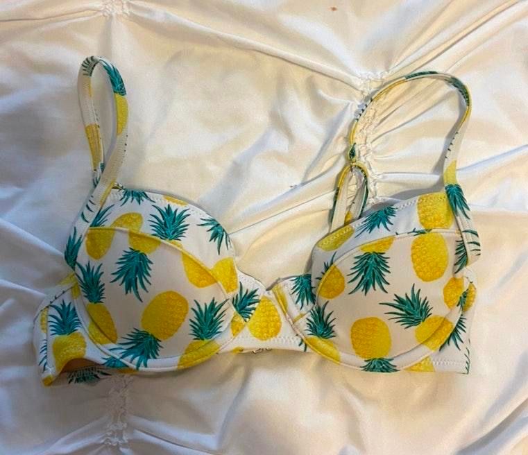 old navy pineapple swimsuit