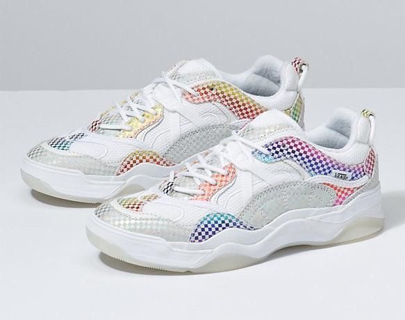 iridescent rainbow vans