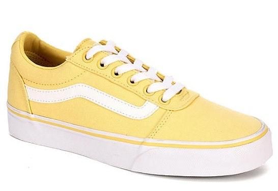 low top yellow vans