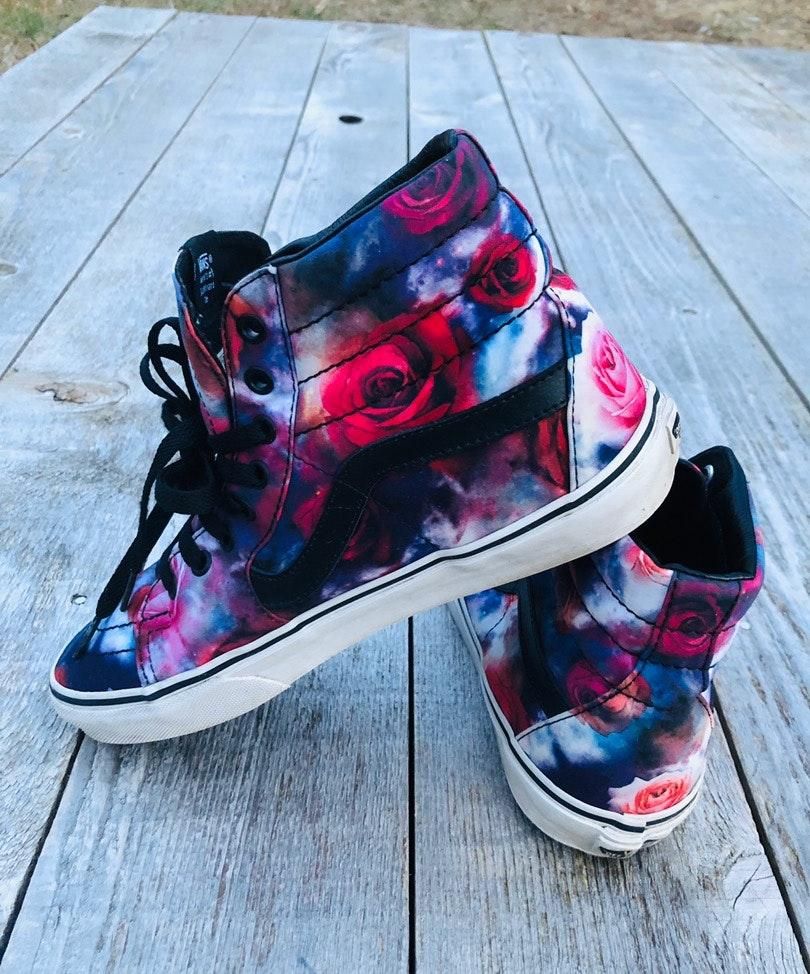 galaxy rose vans