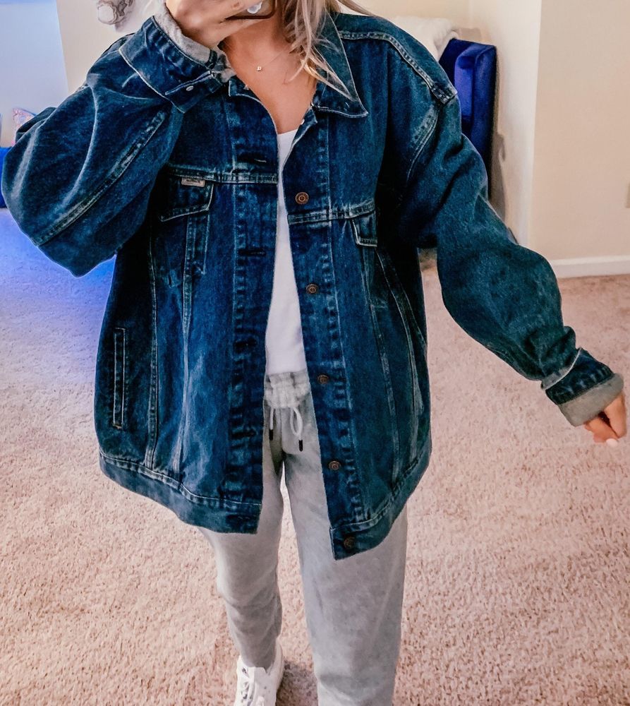 levi oversized denim jacket