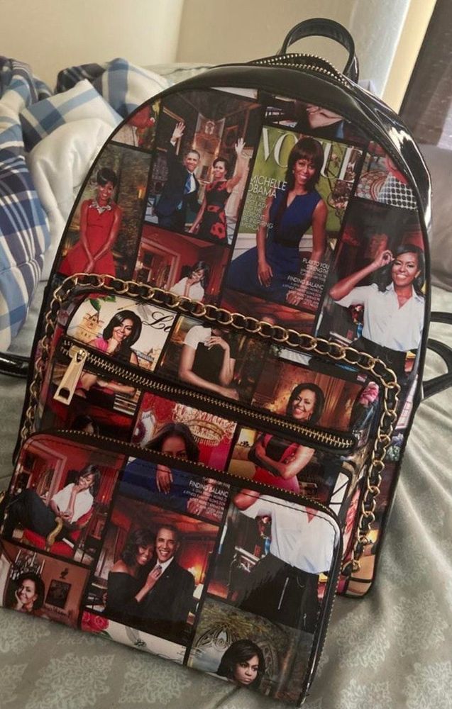 wallpapers Michelle Obama Backpack Purse curtsy