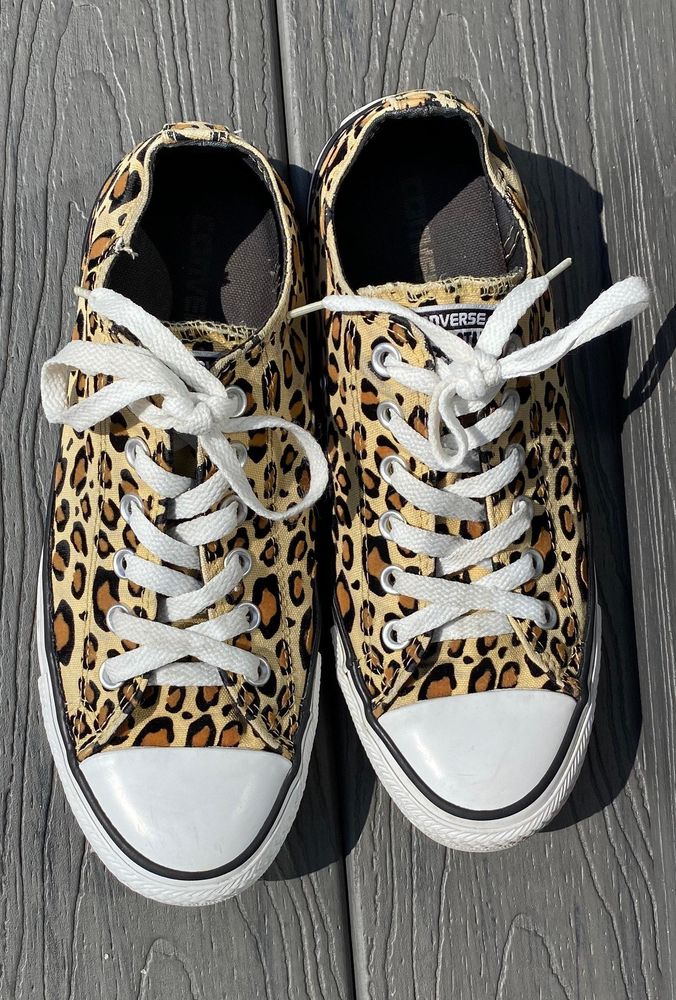 leopard print chuck taylors