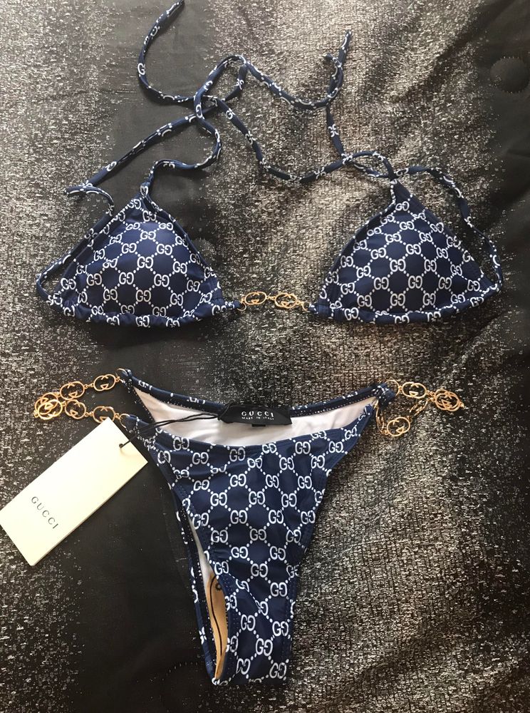 gucci print bikini