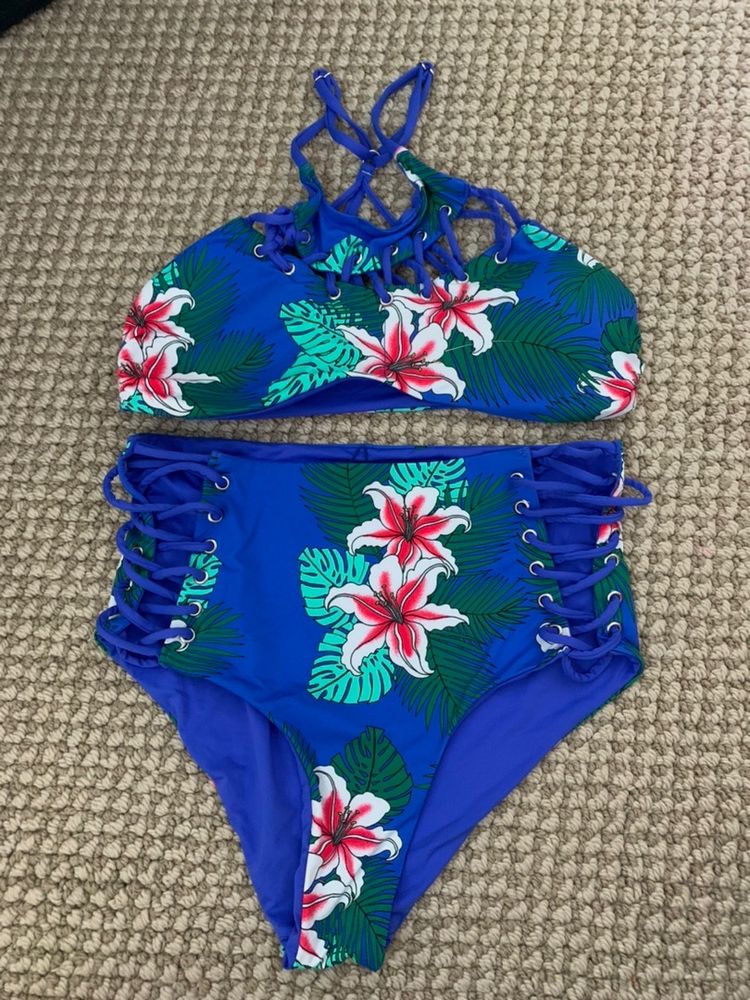 tinibikini swimwear high waisted