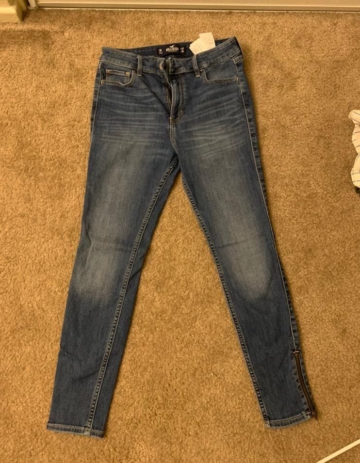 hollister jeans size 0