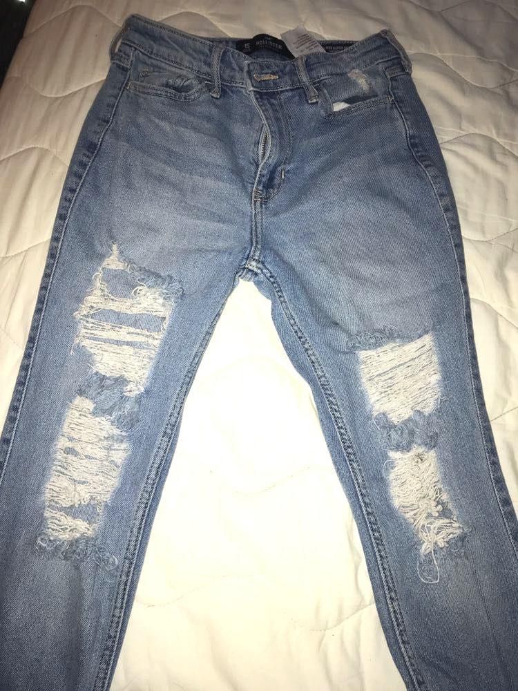 high rise super skinny crop vintage stretch hollister