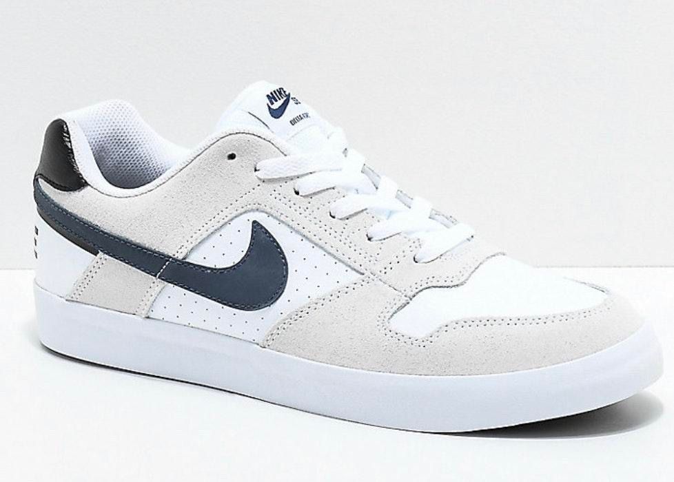 Nike SB Delta Force White \u0026 Navy Skate 