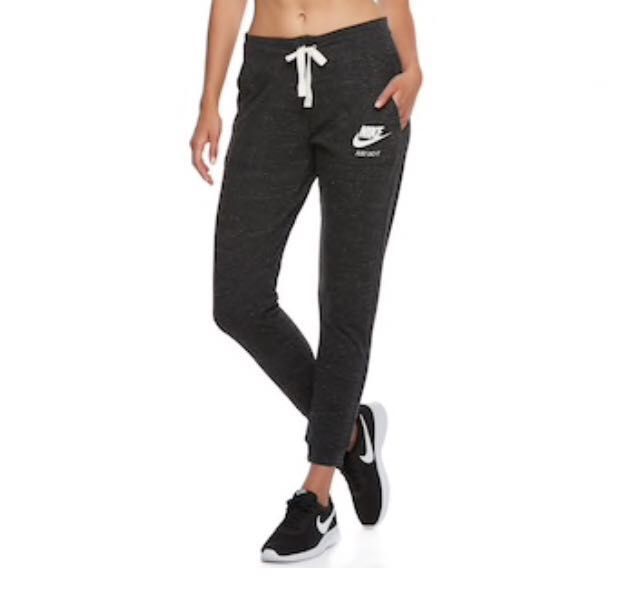 nike black joggers girls