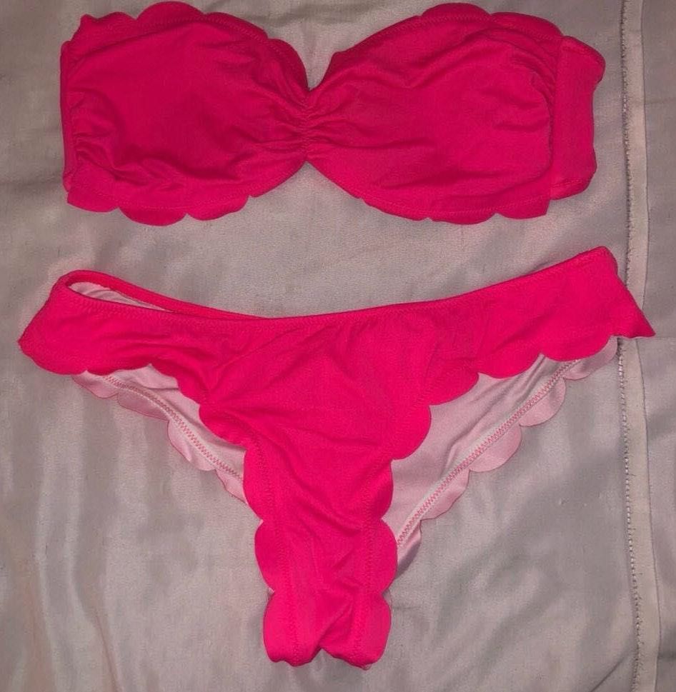 scalloped bikini bottoms victoria secret