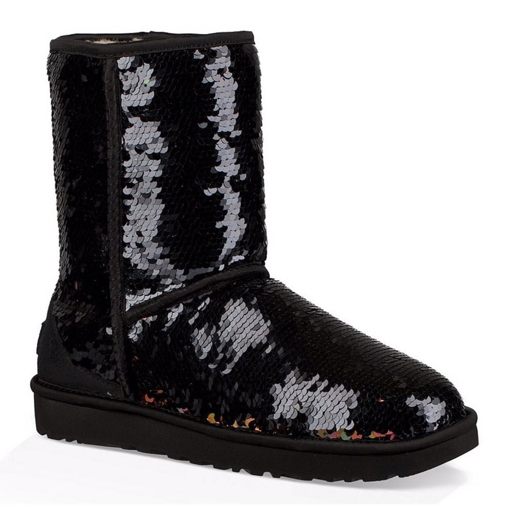 ugg black sequin