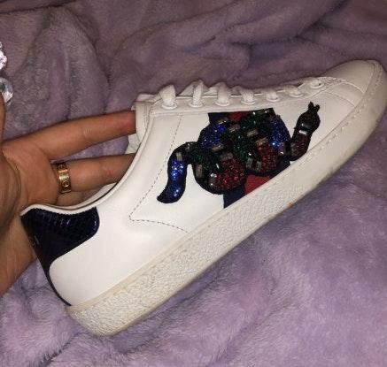 gucci shoes swarovski