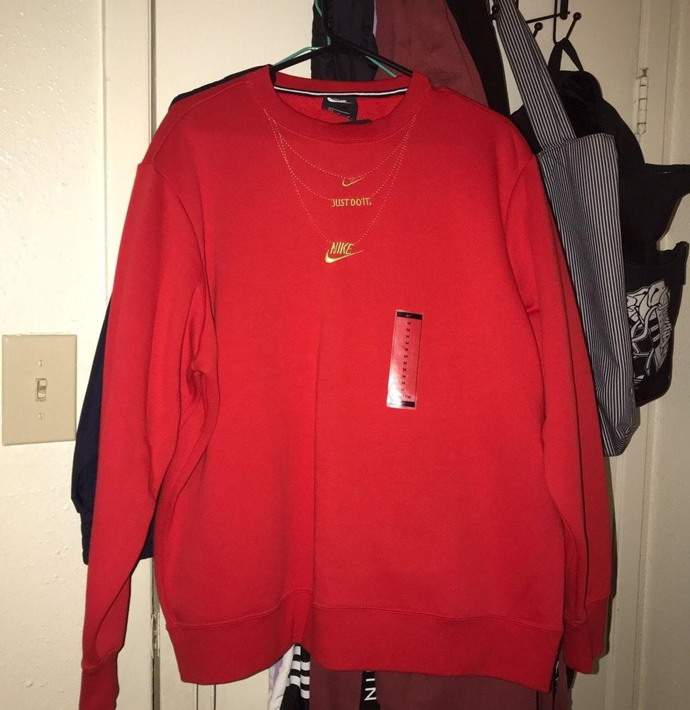 nike chain crewneck