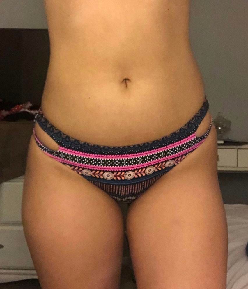 printed bikini bottoms