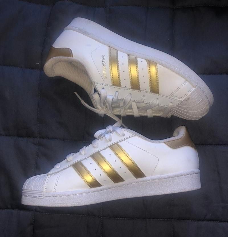 superstar shoes gold