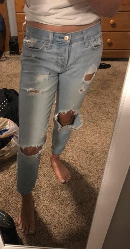 hollister vintage boyfriend jeans