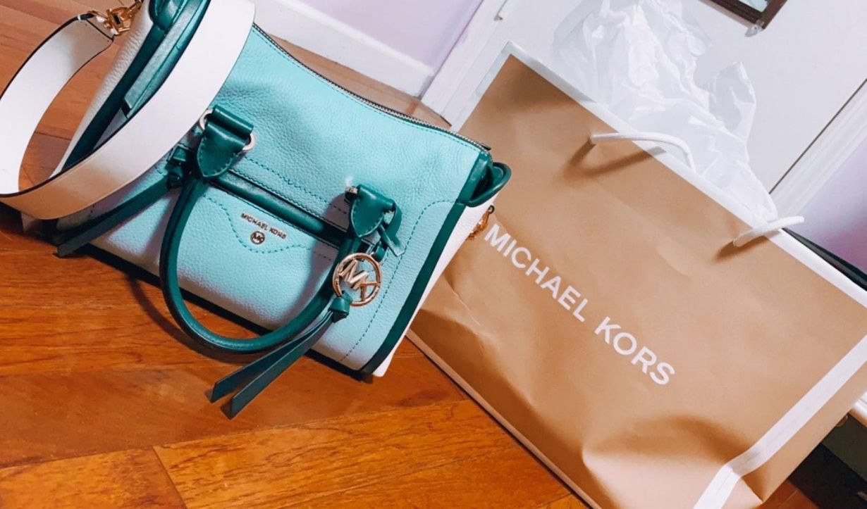 michael kors baby blue