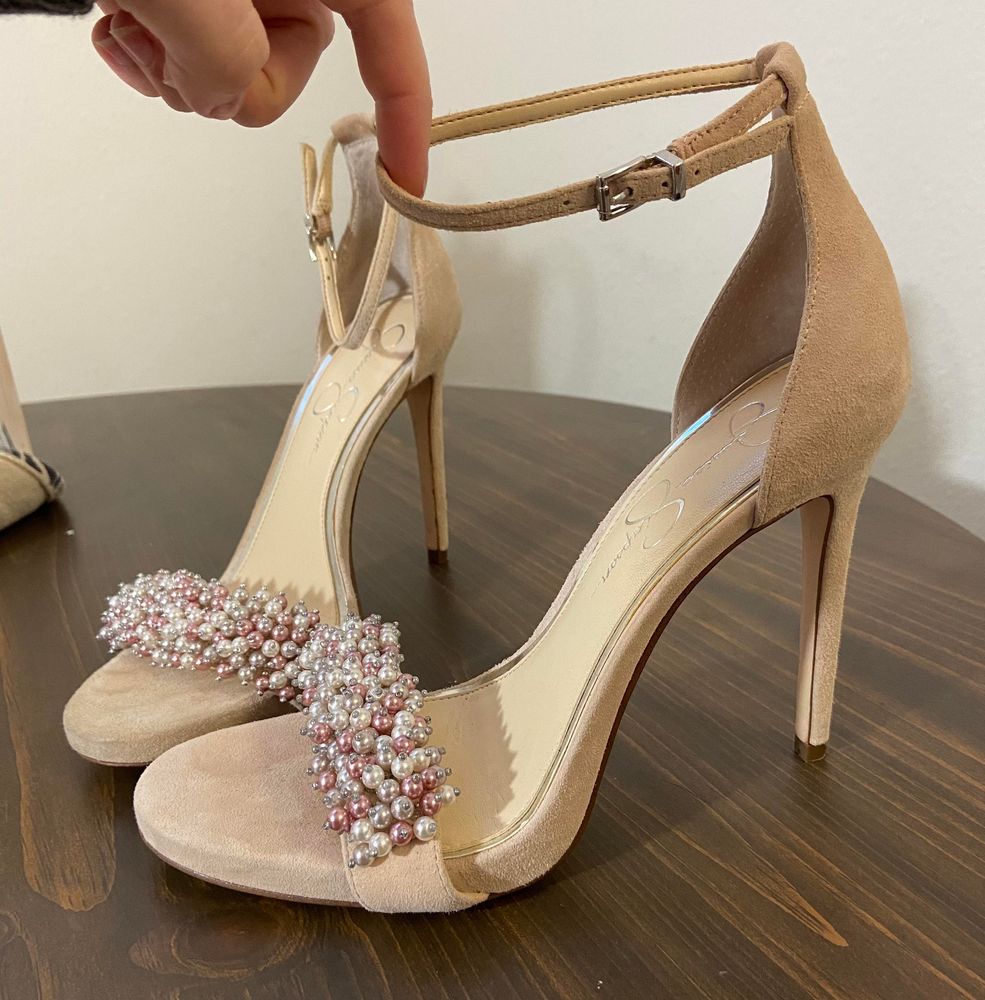 jessica simpson blush pink heels