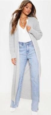 plt grey cardigan