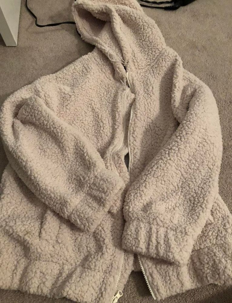 teddy bear jacket american eagle