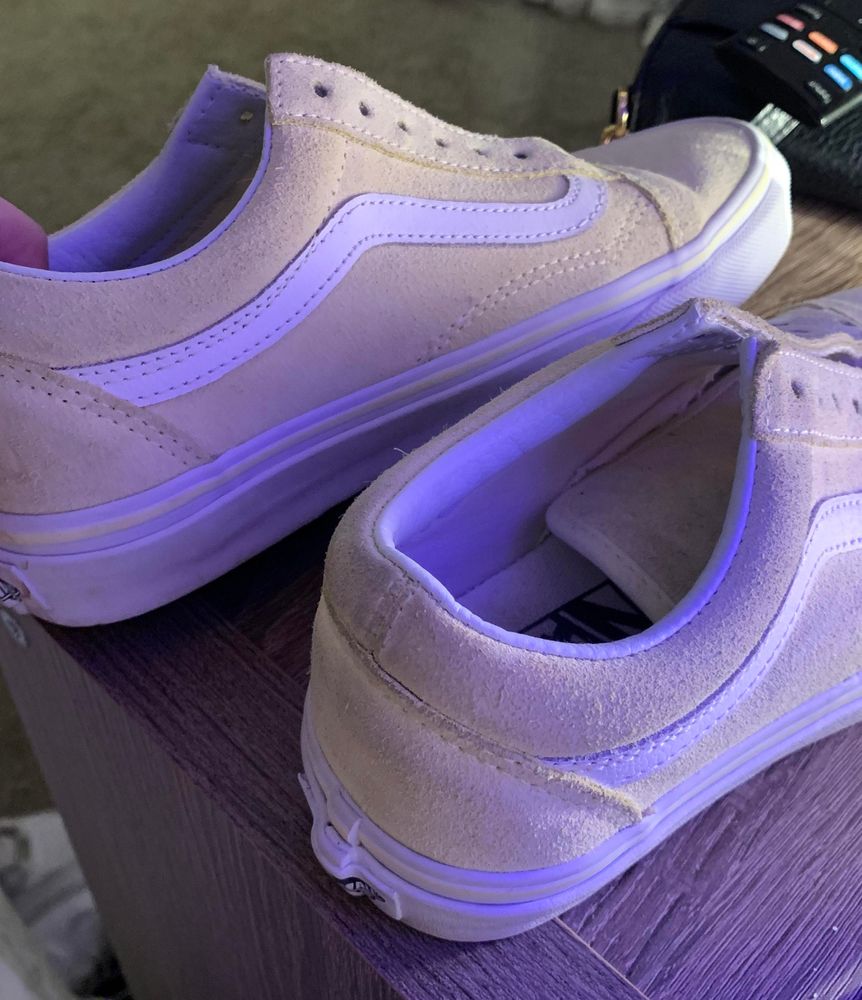 pastel yellow vans old skool