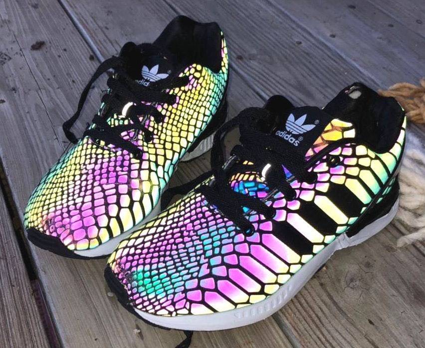 adidas reflective shoes black