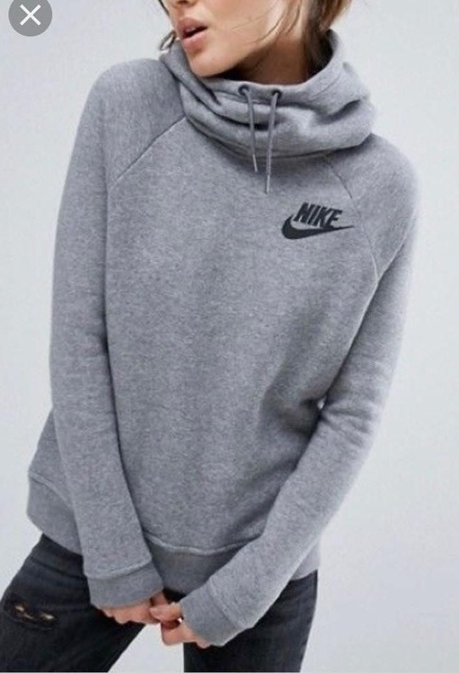 nike women's cowl neck sweatshirts