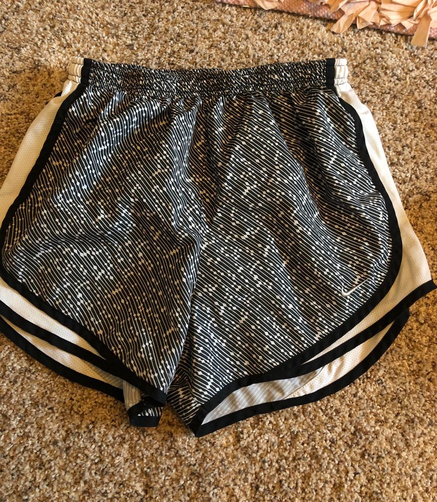 nike patterned running shorts