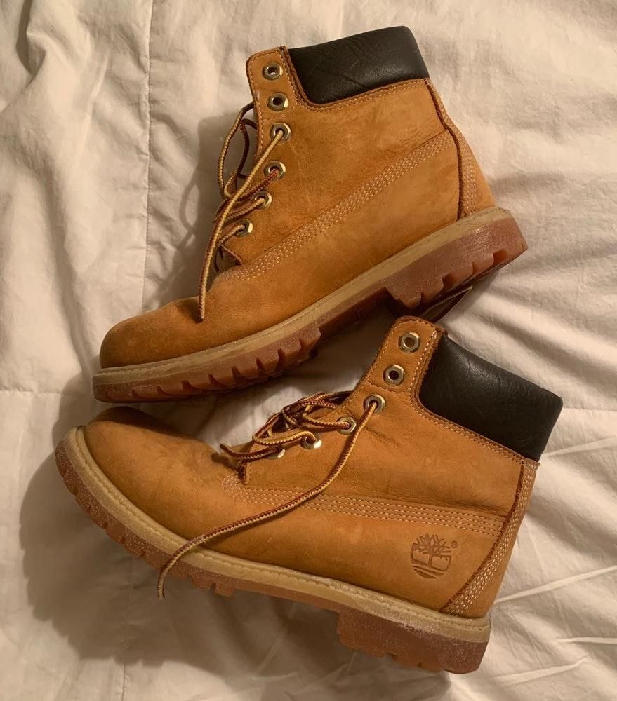 timberland genuine leather upper