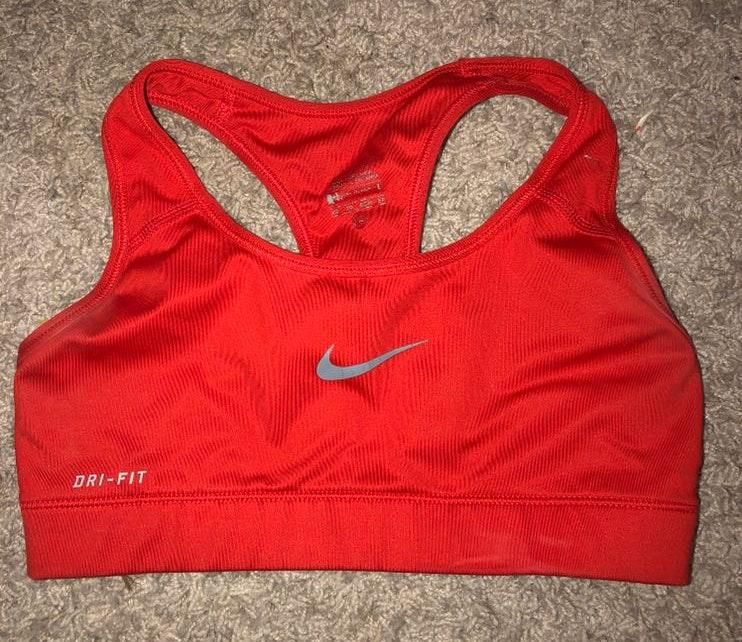 red nike bra