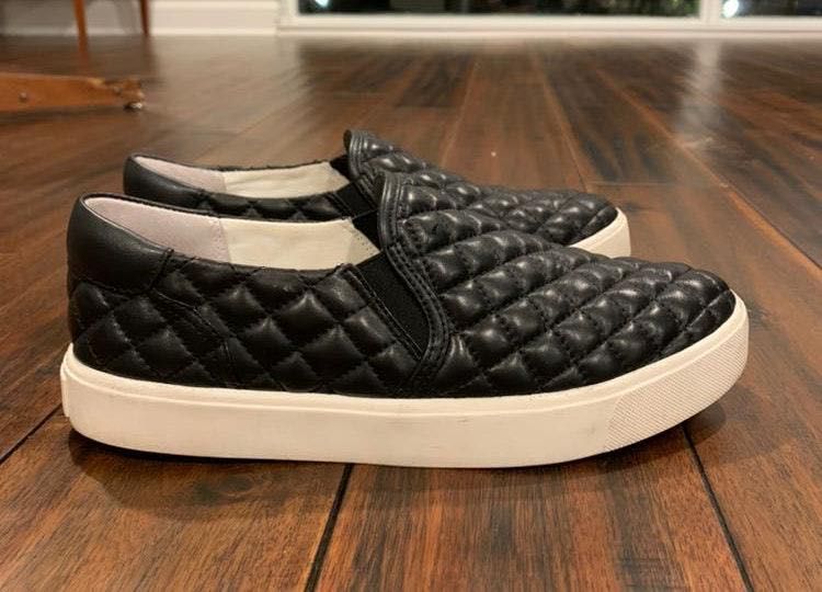 sam edelman quilted slip on sneakers