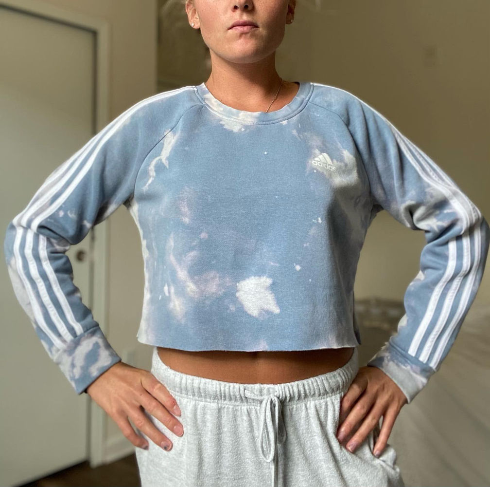 adidas cropped crew neck