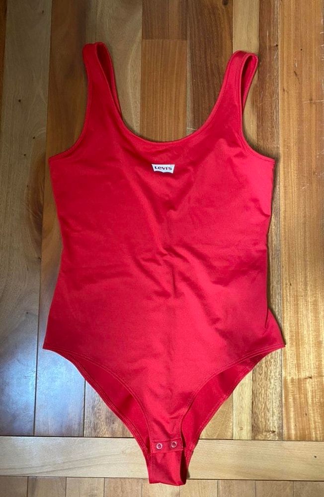 levi's red bodysuit