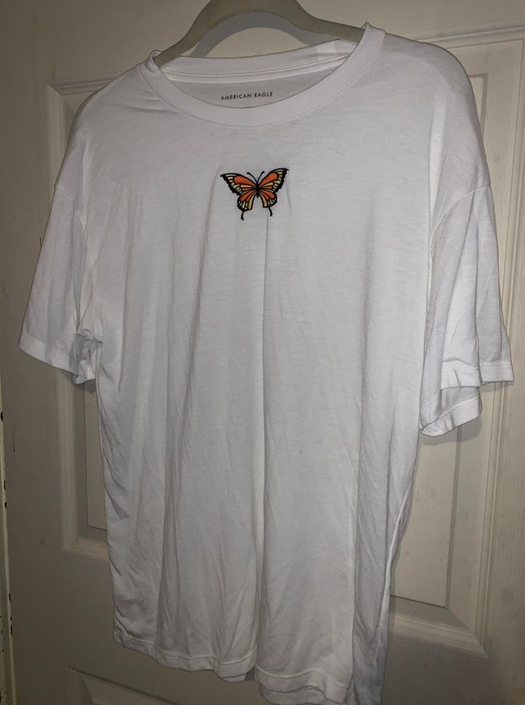 american eagle butterfly shirt