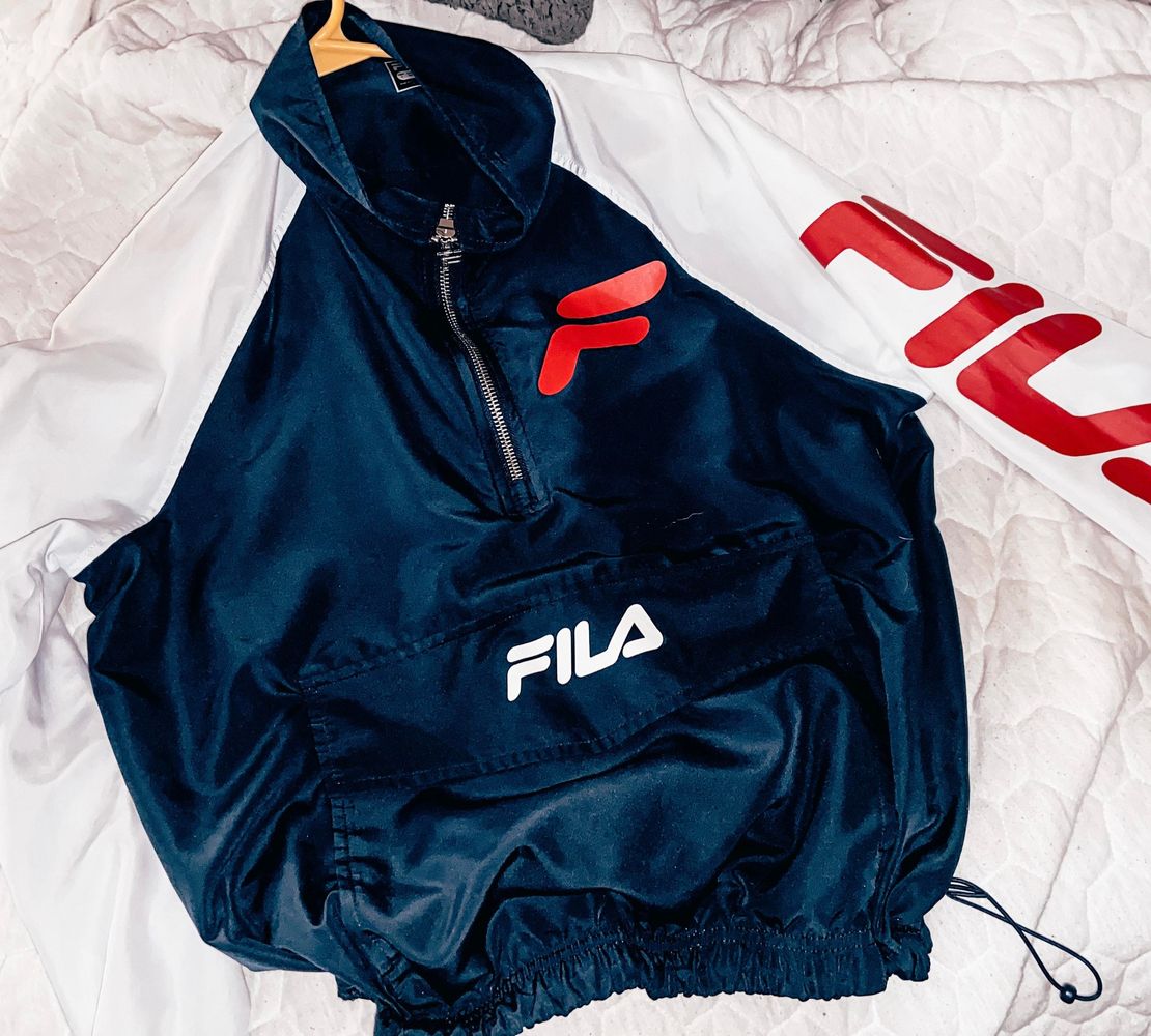 fila cropped windbreaker