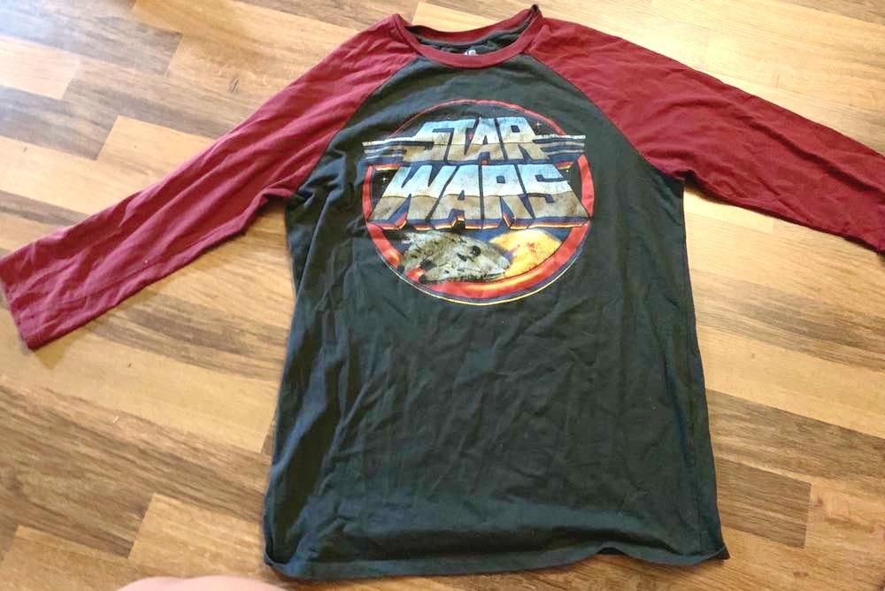 star wars baseball tee