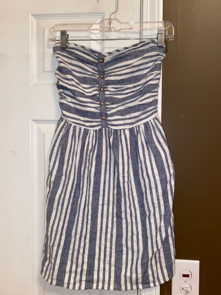 gap strapless dress