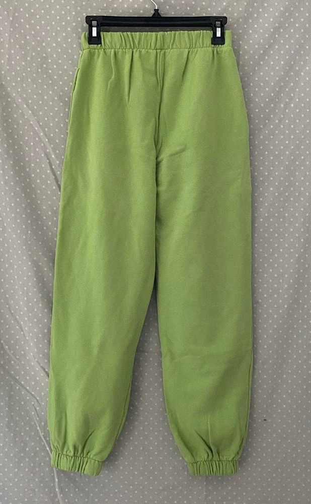 green rosa sweatpants
