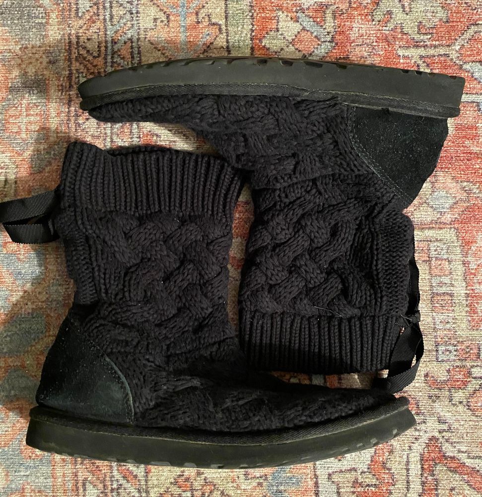 isla knit sweater boots