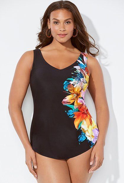 sarong front one piece swimsuit
