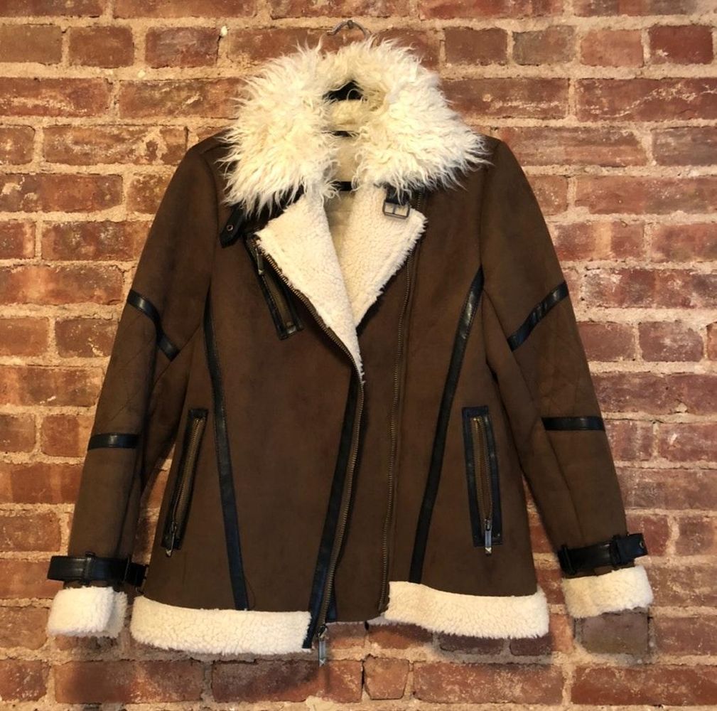 michael kors sherpa jacket