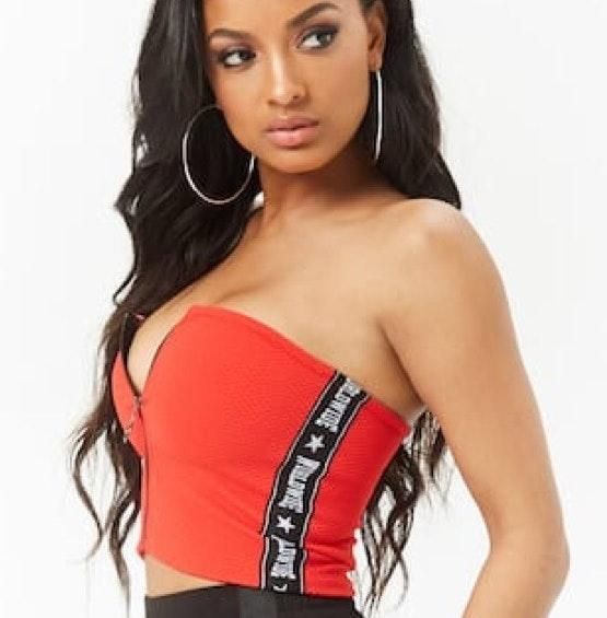 tube crop top forever 21