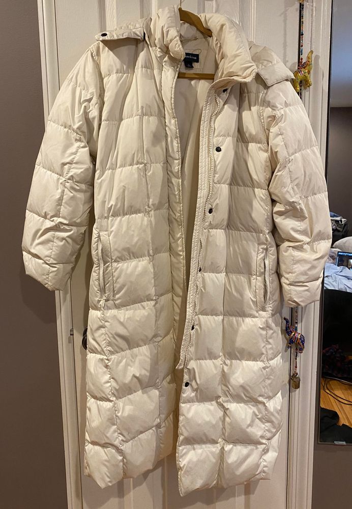 lands end long puffer coat