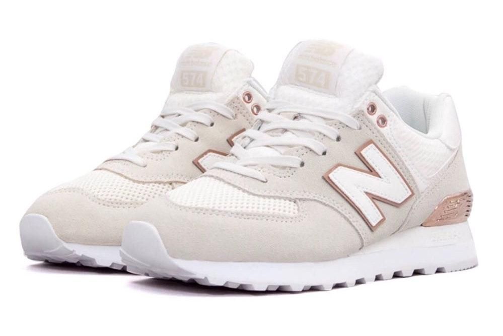 new balance rose gold shoes