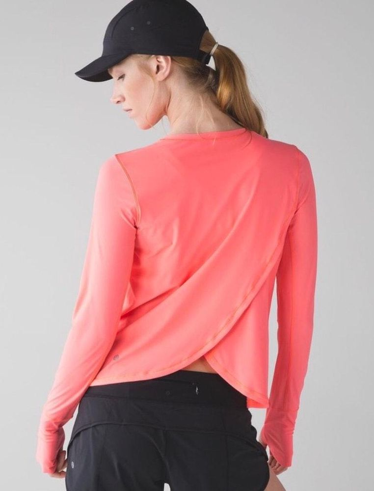 lululemon open back long sleeve top