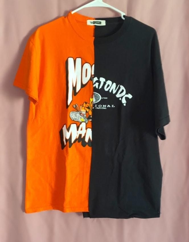 Half And Half T Shirt Curtsy Half And Half T Shirt Curtsy